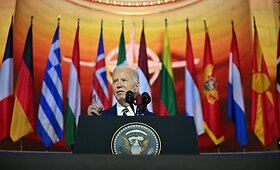 Jubiliejinis NATO vir&scaron;ūnių susitikimas Va&scaron;ingtone
