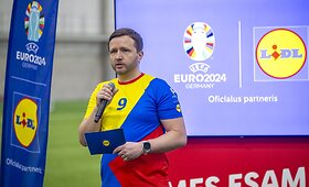 Istorinis įvykis &ndash; su &bdquo;Lidl&ldquo;: net 11 vaikų i&scaron; Lietuvos lydės UEFA EURO 2024 futbolininkus