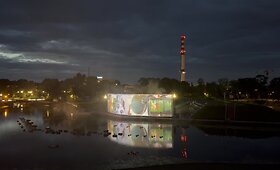 Jūros &scaron;ventės fejerverkų ir &scaron;viesų &scaron;ou Jono kalnelyje