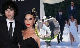 I&scaron;skirtiniai Demi Lovato vestuvių kadrai