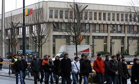 Studentai suorganizavo protestą