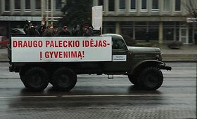 Prie Vilniaus savivaldybės &ndash; Paleckio akcija