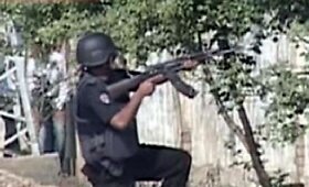 Kraupus i&scaron;puolis prie&scaron; Pakistano policiją