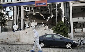 Graikijoje susprogdintas bankas