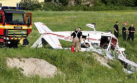 &Scaron;vedijoje sudužo mažas lėktuvas