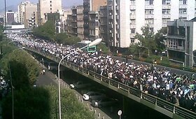 Irane protestai prie&scaron; naująjį prezidentą
