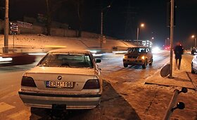 Naktinė BMW avarija Vilniuje