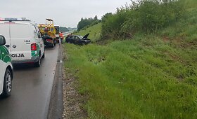 Dviejų BMW avarija netoli Kryžkalnio