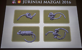 Įteikti tradiciniai Lietuvos kariuomenės apdovanojimai &bdquo;Jūriniai mazgai&ldquo;