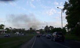 Gaisras Lvovo gatvėje Vilniuje