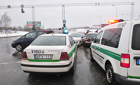 Per avariją Vilniuje sužaloti du vaikai