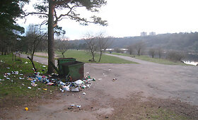 Skaitytojo galerija: Panemunės &scaron;ilas Kaune virto &scaron;iuk&scaron;lynu