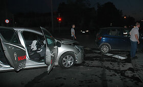 Vilniuje susidūrė du automobiliai, nukentėjo du žmonės