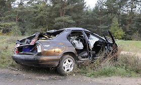 Alytaus rajone prisiskraidė dar vienas BMW 