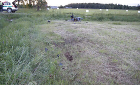 Per avariją Tel&scaron;ių rajone sunkiai susižalojo motociklininkas