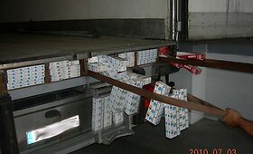 &bdquo;Tu&scaron;čiame&ldquo; vilkike &ndash; kontrabandinių cigarečių daugiau kaip už 350 tūkstančius litų