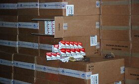 Gavus piliečio prane&scaron;imą, rastas didžiulis kontrabandinių cigarečių sandėlis