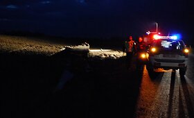 Per avariją pasislinkusios betoninės kolonos sutrai&scaron;kė vilkiko kabiną, vairuotojas žuvo