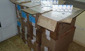 Cigaretes i&scaron; Baltarusijos kontrabandininkai per ežerą atsitempė lynu