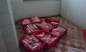 Pareigūnai likvidavo pogrindinį mėsos cechą
