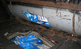 Kontrabandinės cigaretės slėptos &bdquo;VW Passat&ldquo; automobiliuose