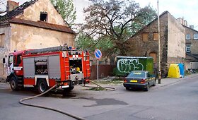 Vilniuje gaisras įsiplieskė greta užsieniečių pamėgto vie&scaron;bučio
