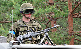 Tęsiasi pratybos &bdquo;Gintarinė viltis 2011&ldquo;. Vaizdai i&scaron; poligono Pabradėje