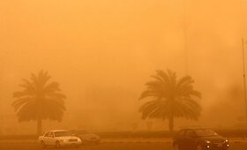 Smėlio audra Kuveite ir Saudo Arabijoje