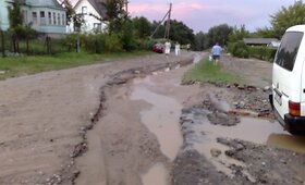 Alytų vėl užklupo smarkus lietus