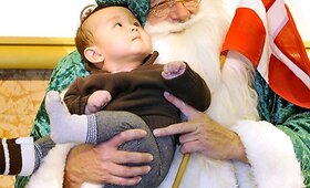 Vietoje nenustygstantys Kalėdų Seneliai