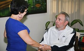 Fidelis Castro vėl pasirodė vie&scaron;umoje
