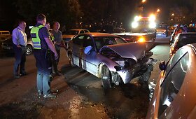 Vilniuje vairuotojas nesuvaldė automobilio