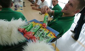 Lietuvos vyrų krep&scaron;inio rinktinė lankėsi Mažeikių įmonėse