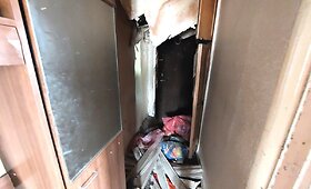 Parduodamas dviejų kambarių butass Kalvi&scaron;kių kaime: vaizdai &scaron;iurpina
