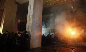 &bdquo;Ukrainos namų&ldquo; pastato &scaron;turmas