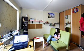 VGTU studentai pravėrė savo bendrabučių kambarių duris 