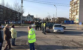 Panevėžyje susidūrė automobilis &bdquo;Ford&ldquo; ir motociklas