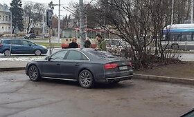 Sostinės Olandų žiede &ndash; dviejų automobilių susidūrimas