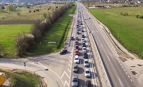 I&scaron; pauk&scaron;čio skrydžio: sekmadienio vakarą &ndash; Vilniuje spūstys 
