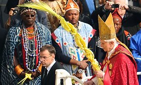 Popiežius Benediktas XVI laikė Verbų sekmadienio mi&scaron;ias