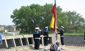 Klaipėdos piliavietėje vyko vėliavos pakėlimo ceremonija