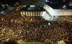 Izraeliečiai plūdo į gatves dalyvauti protestuose