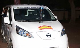 Ralis &bdquo;Aplink Lietuvą&ldquo;, elektromobilių slalomas