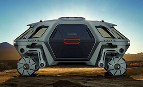 &bdquo;Hyundai&ldquo; vaik&scaron;čiojantis automobilis &bdquo;Elevate Concept&ldquo;