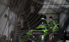 &bdquo;ESmotorsport-LabasGas&ldquo; komandos techninė komisija Abu Dabyje
