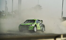 Roko Baciu&scaron;kos pasirodymas Pasaulio ralio kroso čempionato kvalifikacijoje Abu Dabyje