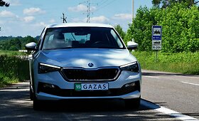Kelionė iki Čiobi&scaron;kio (Padalių) kelto su &bdquo;&Scaron;koda Scala&ldquo;