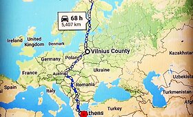 Vitoldas Milius keliauja i&scaron; &scaron;iauriausio į piečiausią Europos ta&scaron;ką