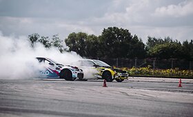 Drifto meistrai Andrius Vasiliauskas ir Benediktas Čirba