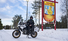 &bdquo;Baltic to Arctic 2&ldquo;: K. Mieliauskas motociklu kirto poliarinį ratą